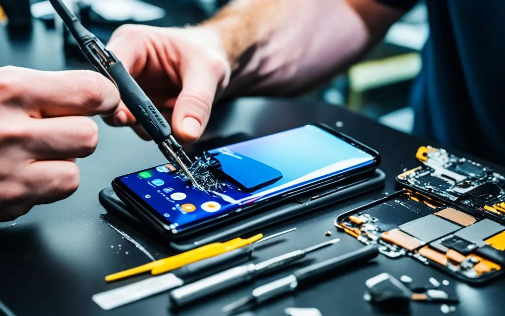 Процесс ремонта техники Samsung - Фото 1